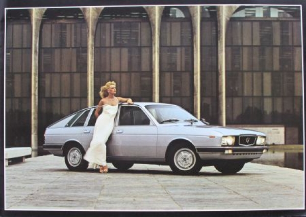Lancia Gamma Berlina Modelprogram 1977 Carbrochure (4119)